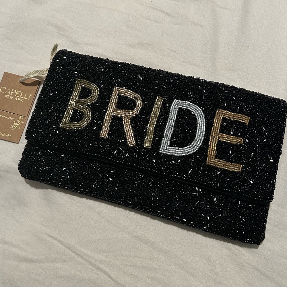Beaded Bridal Clutch Purse
